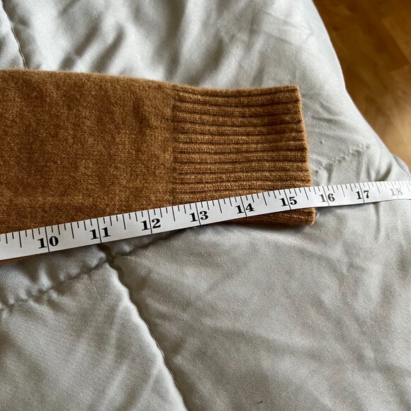 Alexa Chung Camel V-Neck Sweater, Size S - Picture 4 of 6